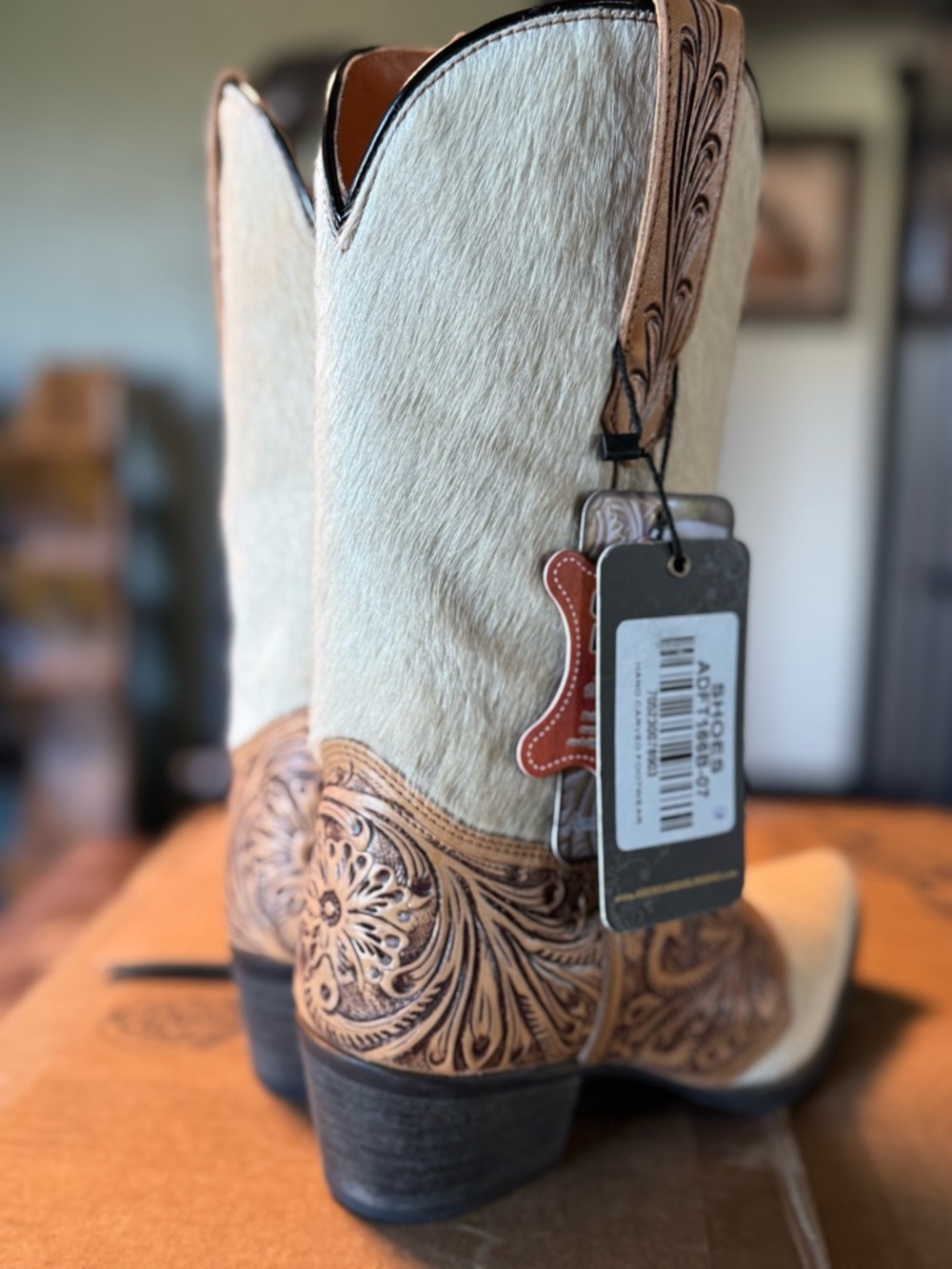 American Darling Authentic Cowhide Boots - Picture 2 of 5
